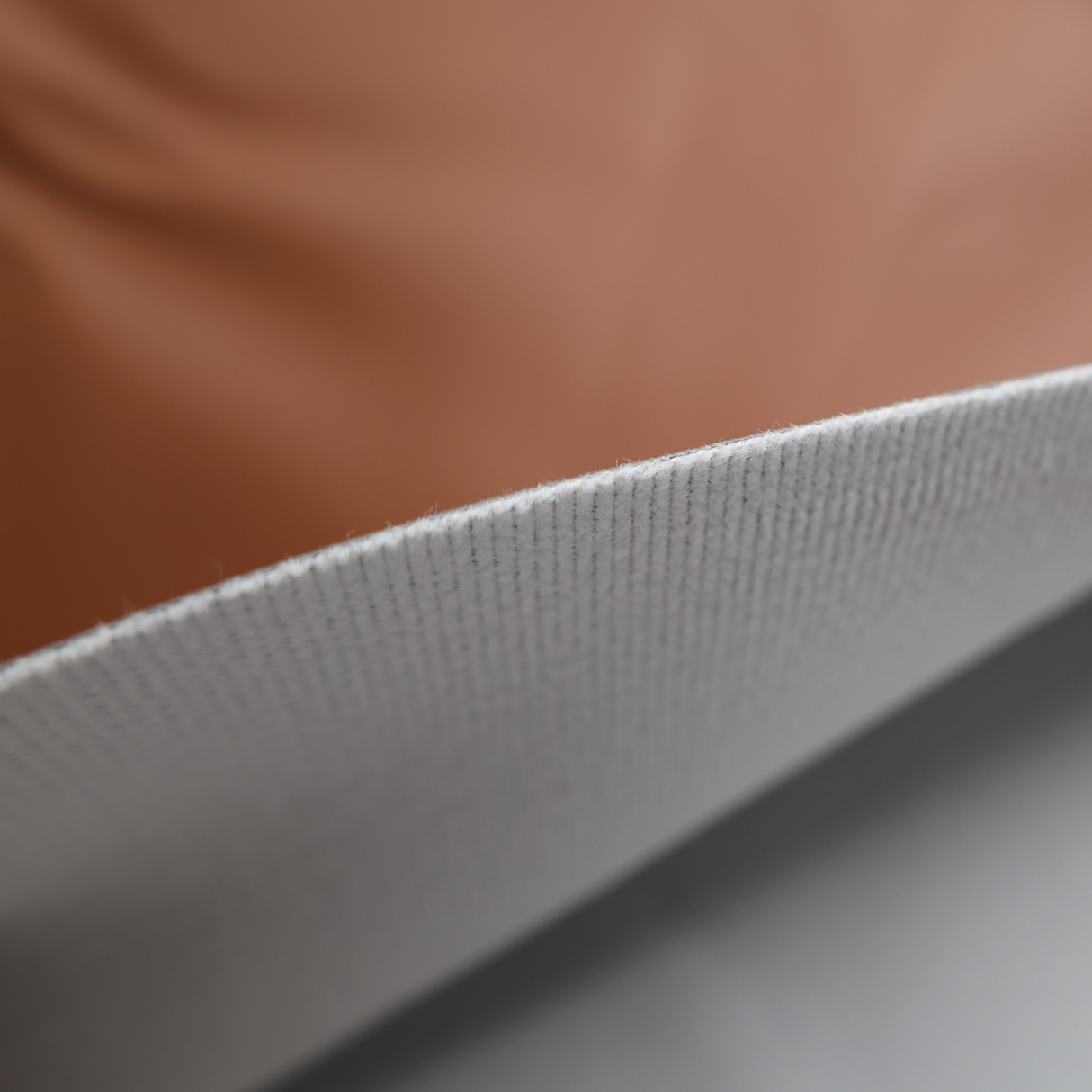 Faux Leather Upholstery Fabric – Brown with Fabric Backing(#2U02)By the Yard