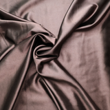 Stretch Satin Fabric(#SS01) - Brown / by Yard