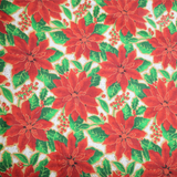 Christmas Print Fabric(3Type) – Cotton Blend, Festive Holiday Design By Yard