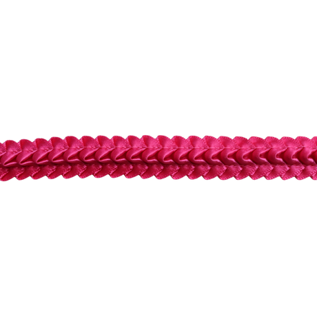 Satin Braided Trim – Hot Pink (10 Yards Roll)