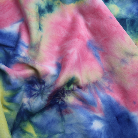 Tie-Dye Print Fleece Fabric – By the Yard