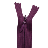 All Purpose, Plastic Invisible Zippers -18", Purple Shade