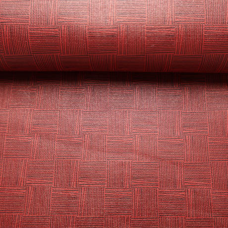 Textured Upholstery Fabric – Geometric Block Pattern, W: 54", by Yard