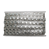 Round Rhinestone Circle Trim - 3/4 Inch/10YDS (2 Colors)