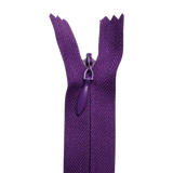 All Purpose, Plastic Invisible Zippers -18", Purple Shade