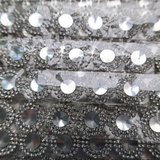 Round Rhinestone Circle Trim - 3/4 Inch/10YDS (2 Colors)