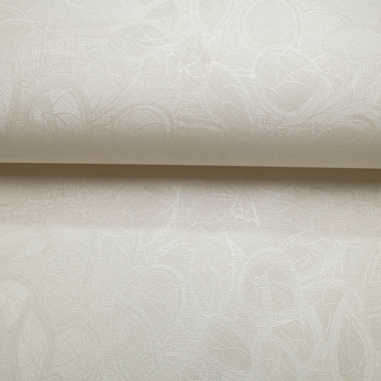White Vinyl Leather Upholstery(#WHF1) Fabric: 54" By Yard