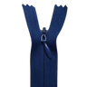 All Purpose, Plastic Invisible Zippers -18", Blue Shade