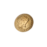 3PC Vintage Brass shank Button – 7/8" (2.22 cm)