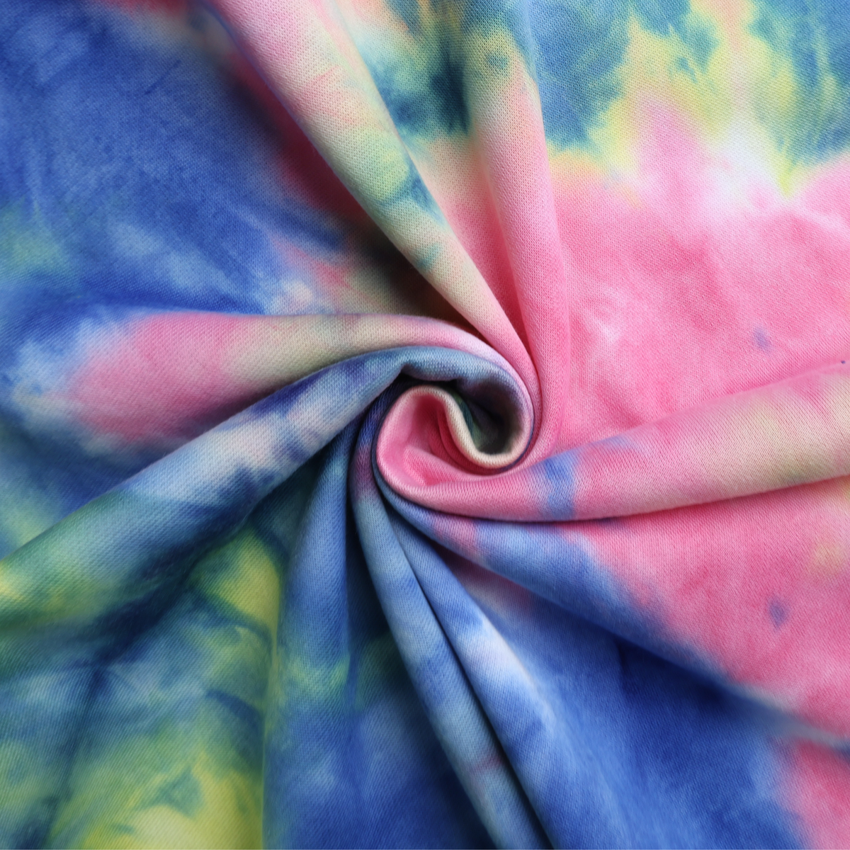 Tie-Dye Print Fleece Fabric – By the Yard
