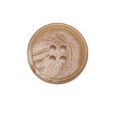 BARON Button: Beige(#1216), 4-Hole, 2 Sizes, by Dozen(12 pcs)/Gross(144 pcs)