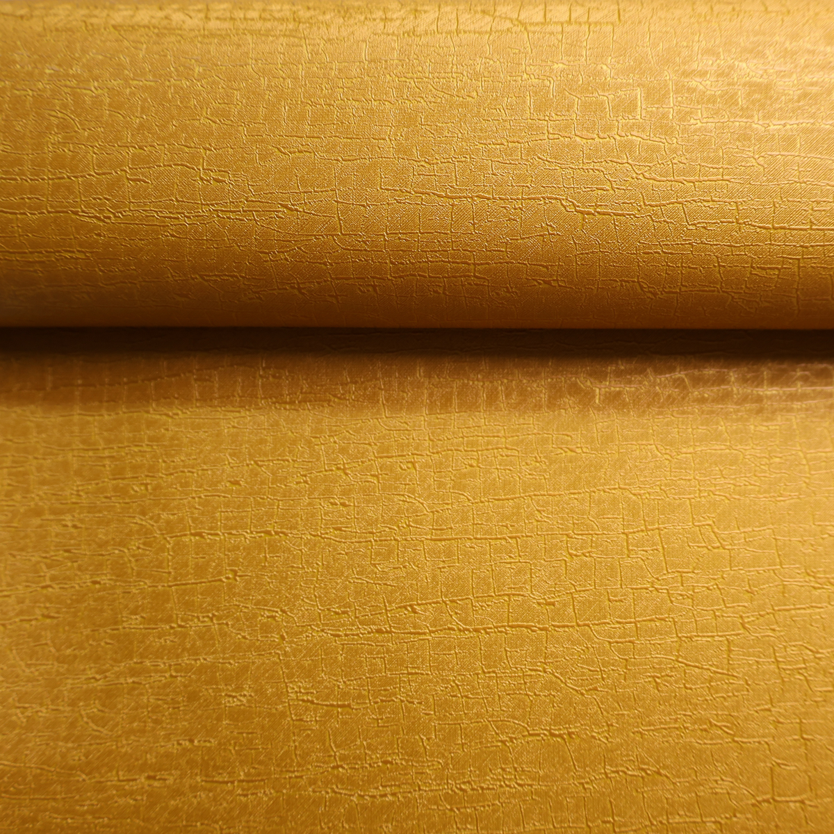 Vinyl Faux Leather Upholstery Fabric - Metallic Crack Pattern(2Colors)