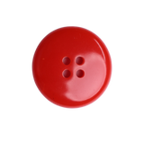 RENO Button : Red(#6611),  4-Hole, 4 Sizes, by Dozen(12 pcs)/Gross(144 pcs)