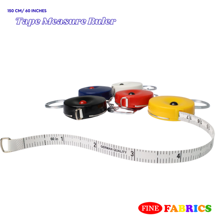 Tape Measure Ruler: Made in Germany, Portable Metal Case, 150 cm/ 60 inches