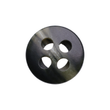 AUBURN Button : Green(#1155), 4-Hole, 2 Sizes, by Dozen(12 pcs)/Gross(144 pcs)