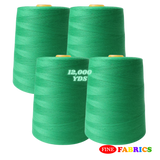 Sewing Threads: 12,000 Yards: All-Purpose: 100% Polyester: Tex24: 6 Colors: Single/Pack