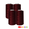Sewing Threads: 1 Pack(4 Spools), 5000 Yds/Spool, All-Purpose, 22 Colors, Red/Purple Shades