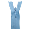 All Purpose, Plastic Invisible Zippers -18", Blue Shade