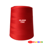 Sewing Threads: 12,000 Yards: All-Purpose: 100% Polyester: Tex24: 6 Colors: Single/Pack