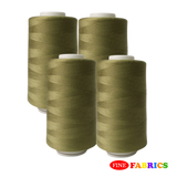 Sewing Threads: 5,000 Yards: All-Purpose: 100% Polyester: Tex24: 17 Colors(Green/Yellow Shade): Single/Pack