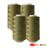 Sewing Threads: 1 Pack(4 Spools), 5000 Yds/Spool, All-Purpose, 22 Colors, Green/Yellow Shades