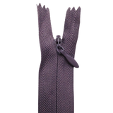 All Purpose, Plastic Invisible Zippers -18", Purple Shade