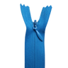 All Purpose, Plastic Invisible Zippers -18", Blue Shade