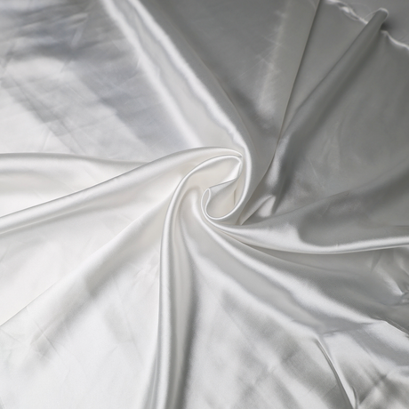 Stretch Charmeuse Silky Satin Fabric, 14 Colors - By the Yard