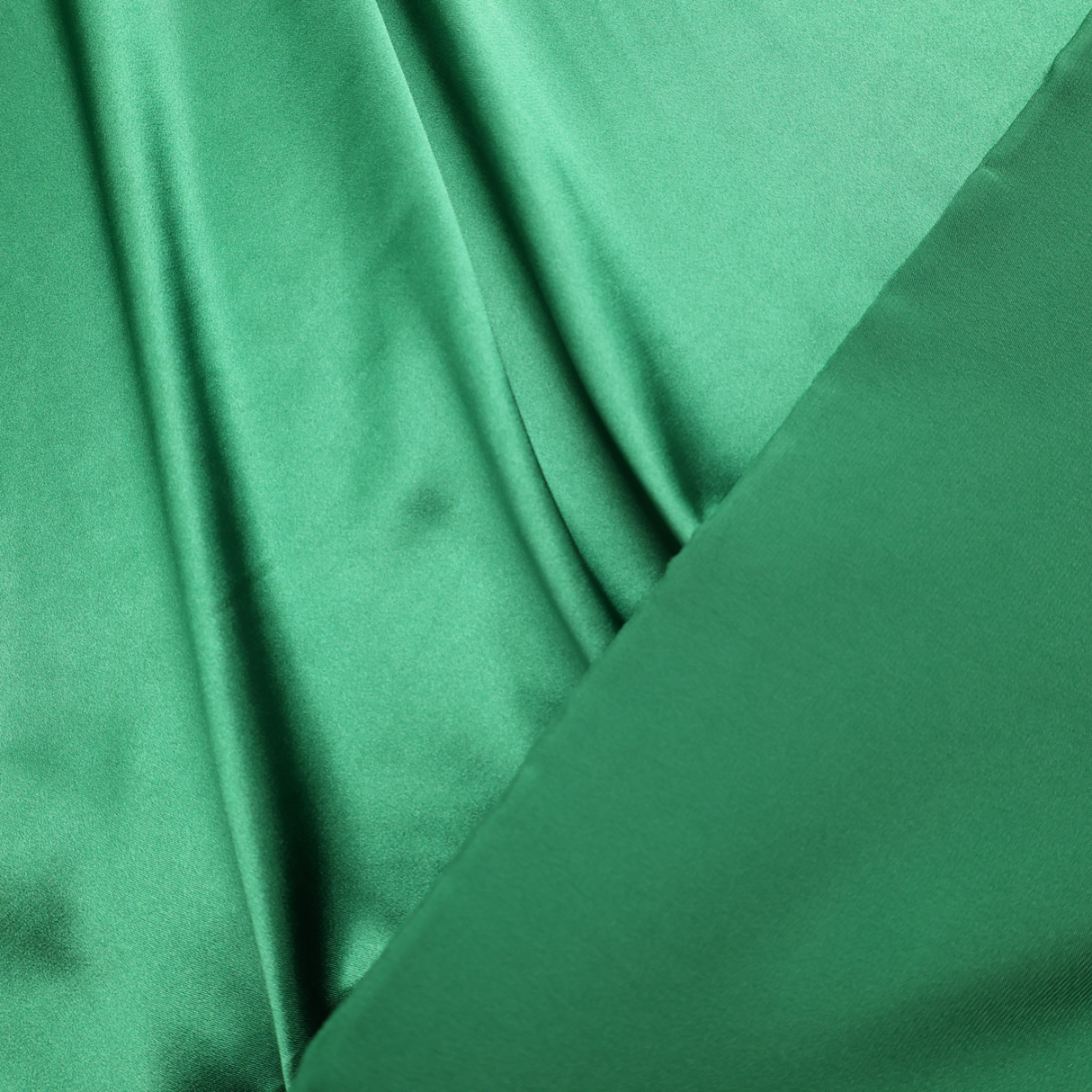 Stretch Satin Fabric(#SS03) - Green /By Yard