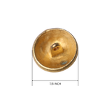 3PC Vintage Brass shank Button – 7/8" (2.22 cm)