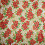Christmas Print Fabric(3Type) – Cotton Blend, Festive Holiday Design By Yard
