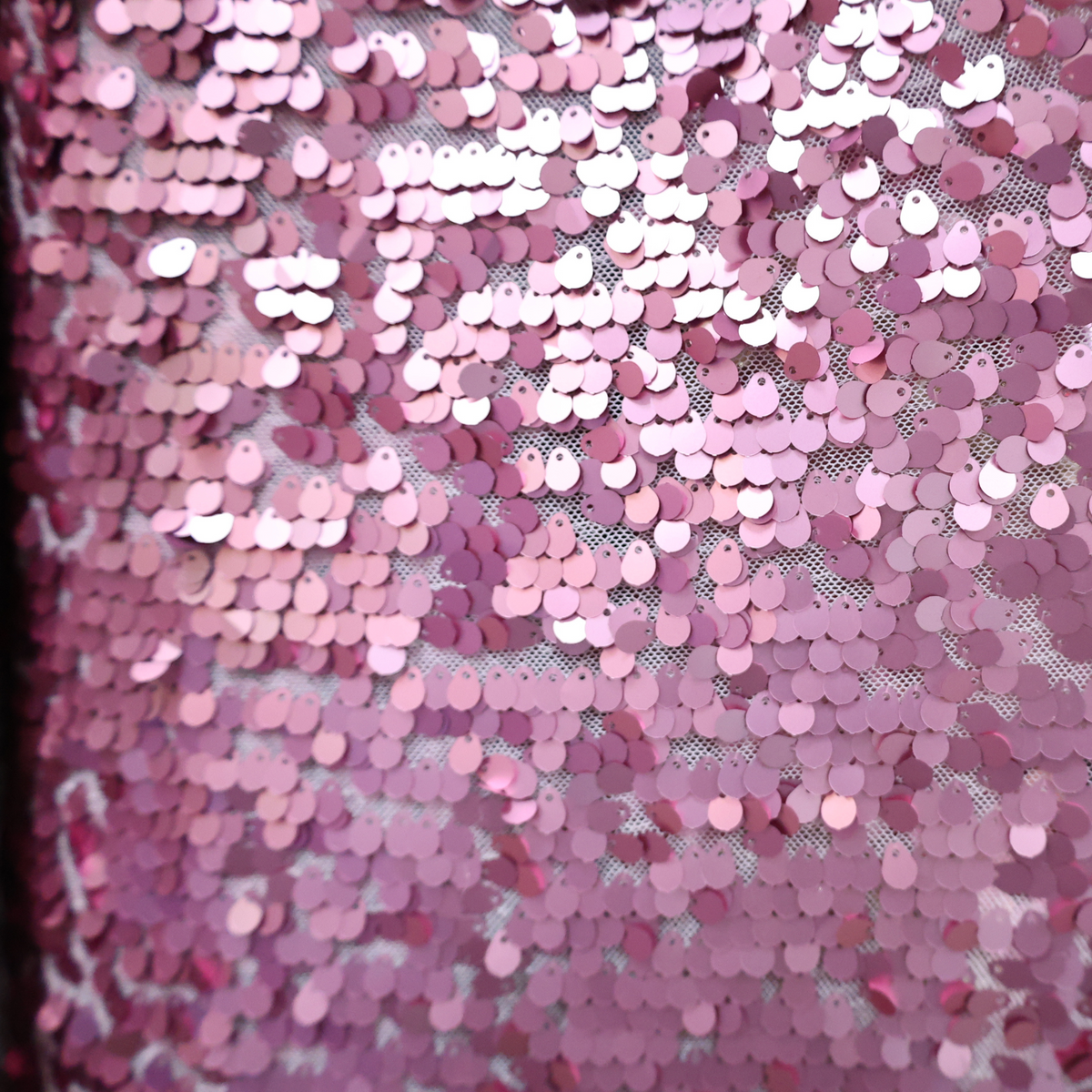 Allover Matte Pink Sequin Lace Fabric – Subtle Sparkle(#SPI05)By Yard