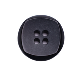 ASTRO Button : Black, 4-Hole, 2 Sizes, by Dozen(12 pcs)/Gross(144 pcs)