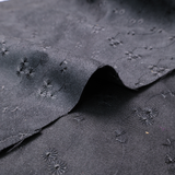 Embroidered Faux Suede Fabric – By the Yard