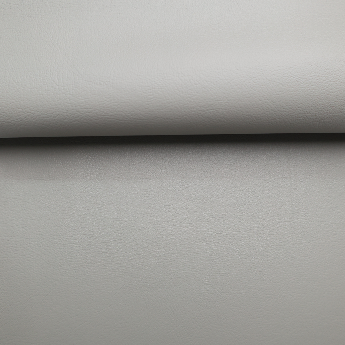 Light Grey Faux Leather Upholstery Fabric (#4D07) - By the Yard