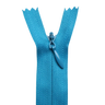 All Purpose, Plastic Invisible Zippers -18", Blue Shade