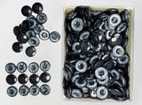 Button, Plastic Resin, RENO Italy, 32L(13/16"), 2 Gross Box, for Sewing & Craft, Art & Deco