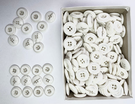 Button, Plastic Resin, RENO Italy, 32L(13/16"), 2 Gross Box, for Sewing & Craft, Art & Deco