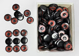 Button, Plastic Resin, RENO Italy, 40L(1"), 1 Gross Box, for Sewing & Craft, Art & Deco