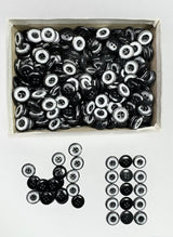 Button, Plastic Resin, RENO Italy, 24L(5/8"), 4 Gross Box, for Sewing & Craft, Art & Deco