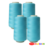 Sewing Threads: 5,000 Yards: All-Purpose: 100% Polyester: Tex24: 22 Colors(W/B, Neutral/Blue Shades): Single/Pack