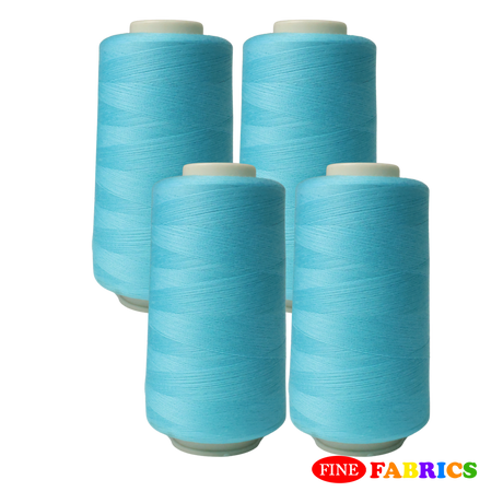 Sewing Threads: 5,000 Yards: All-Purpose: 100% Polyester: Tex24: 22 Colors(W/B, Neutral/Blue Shades): Single/Pack