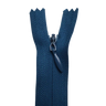 All Purpose, Plastic Invisible Zippers -18", Blue Shade