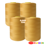 Sewing Threads: 6,000 Yards: All-Purpose: 100% Polyester: Tex60: 6 Colors: Single/Pack