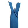 All Purpose, Plastic Invisible Zippers -18", Blue Shade