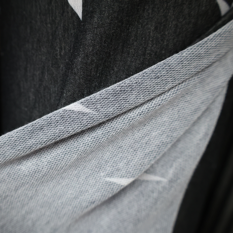 French Terry Knit Fabric Lightning Print(#FTY601) - By The Yard