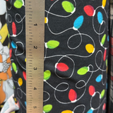 Double Brushed Jersey Knit Fabric Fabric(holiday lights)#IT601 -  By The Yard