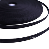 Plastic Boning – Fabric Covered (1/2 Inch, 22 Yards, 2 Colors: White/Black)