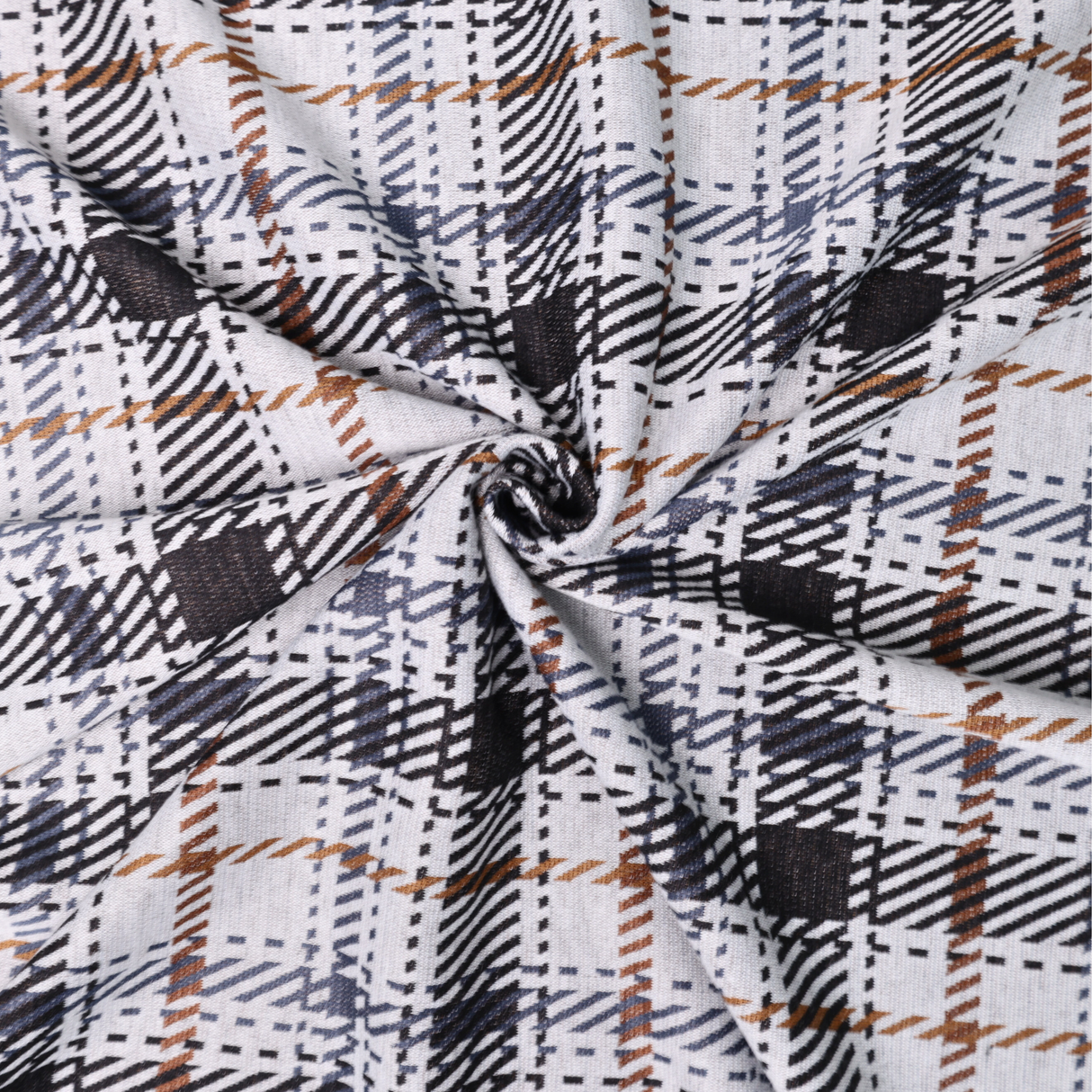 Stretch Patterned Double Knit Fabric – By the Yard