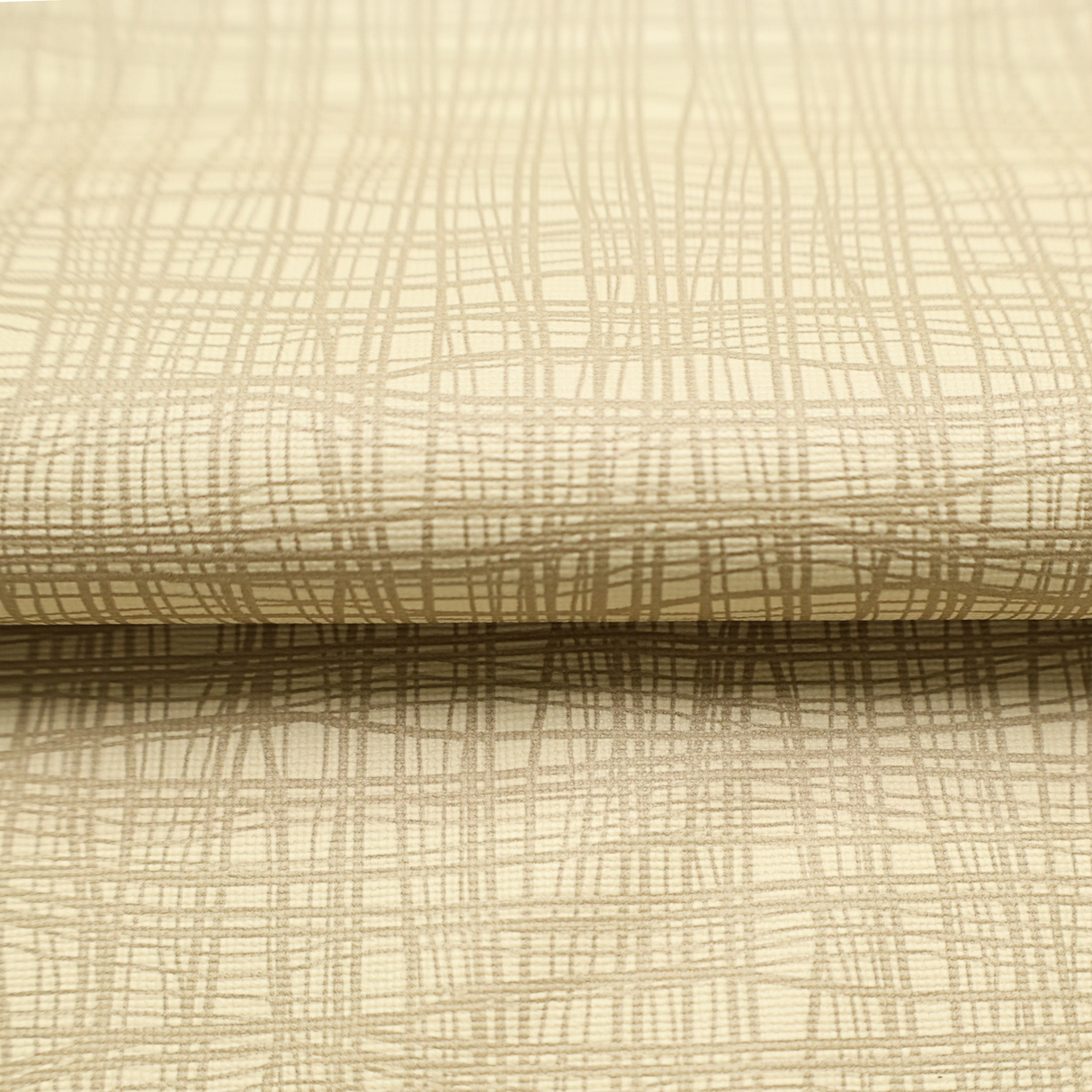 Modern Geometric Upholstery Fabric – Grid Print By Yard